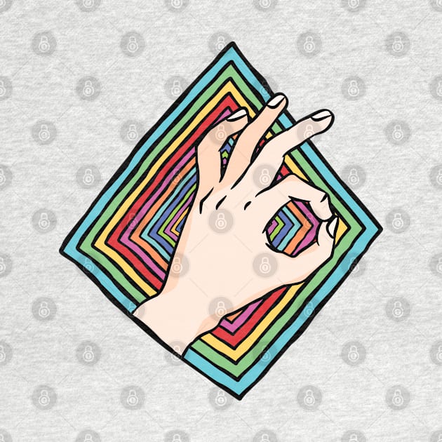 Aesthetic Hand Sign by sadpanda